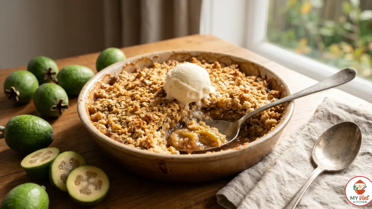 Feijoa Crumble