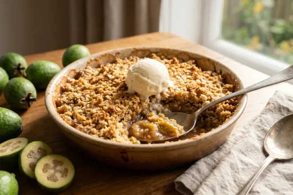 Feijoa Crumble