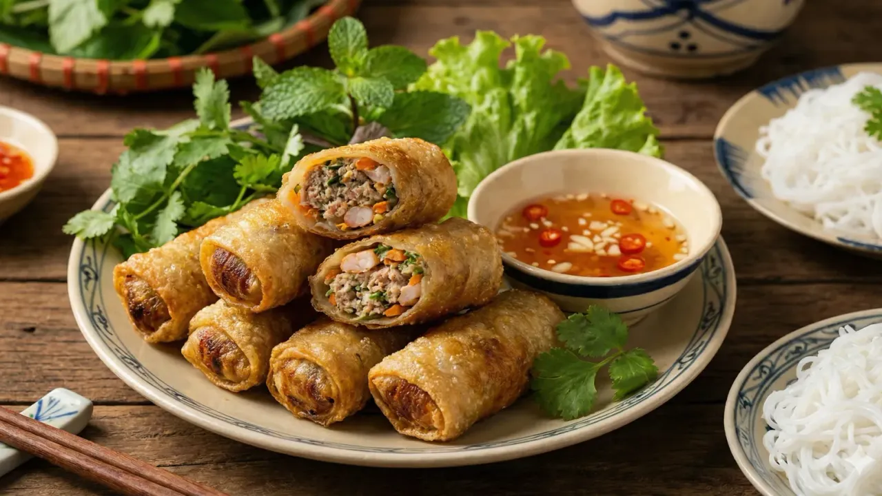 Hanoi Fried Spring Rolls