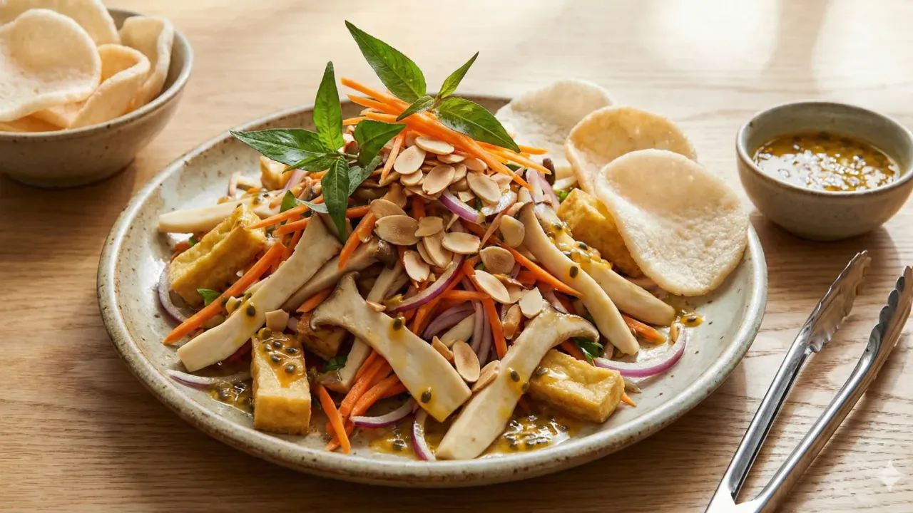 King Oyster Mushroom Salad