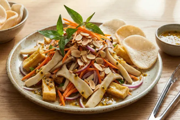 King Oyster Mushroom Salad