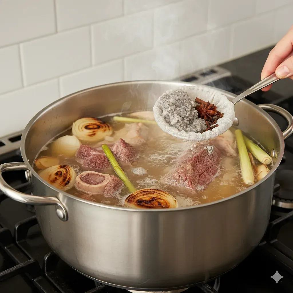 Step 4: Simmer the Broth