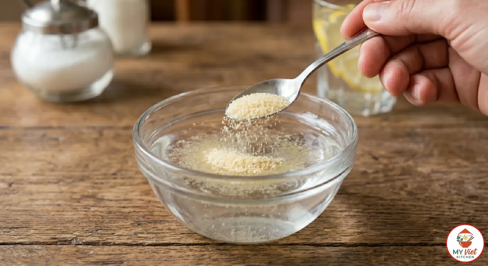 Step 1- Bloom the Gelatin
