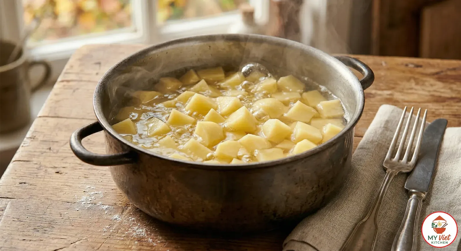 Step 1- Boil the Potatoes