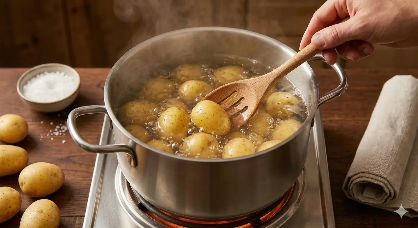 Step 1: Boil the Potatoes
