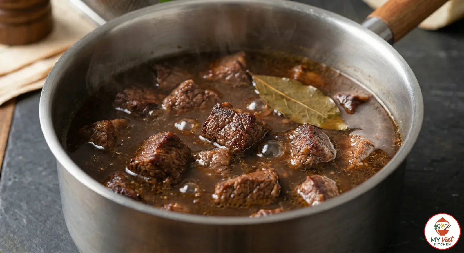 Step 1- Braise the Beef