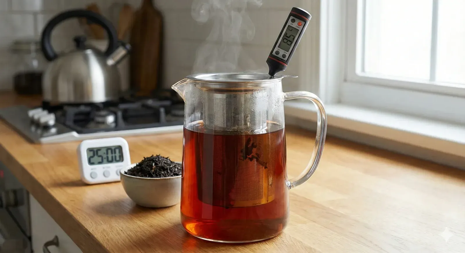 Step 1: Brew the Perfect Tea Base