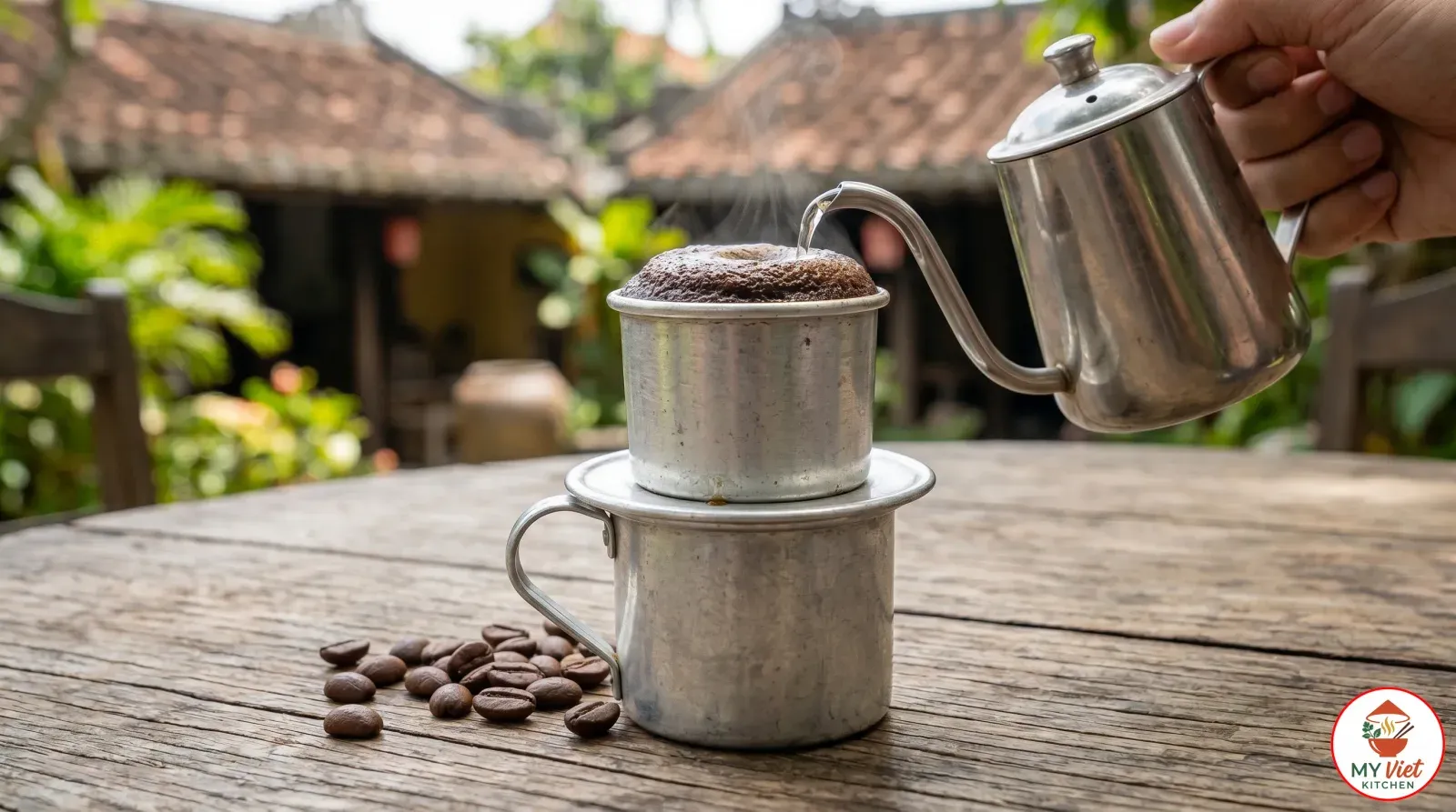 Step 1- Brew the Phin Coffee