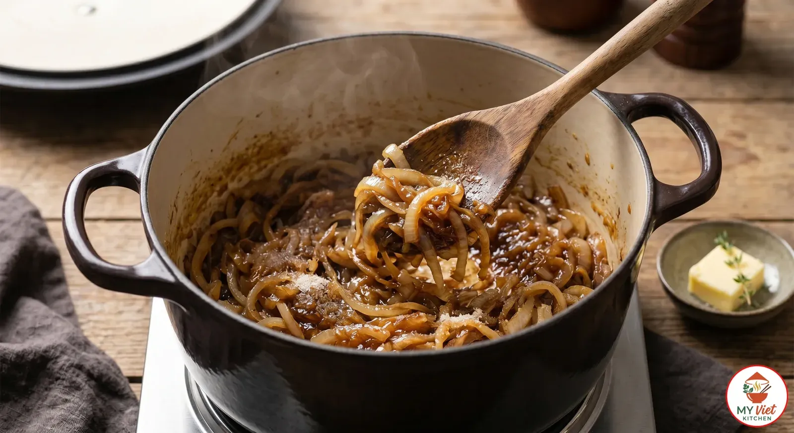 Step 1- Caramelize the Onions