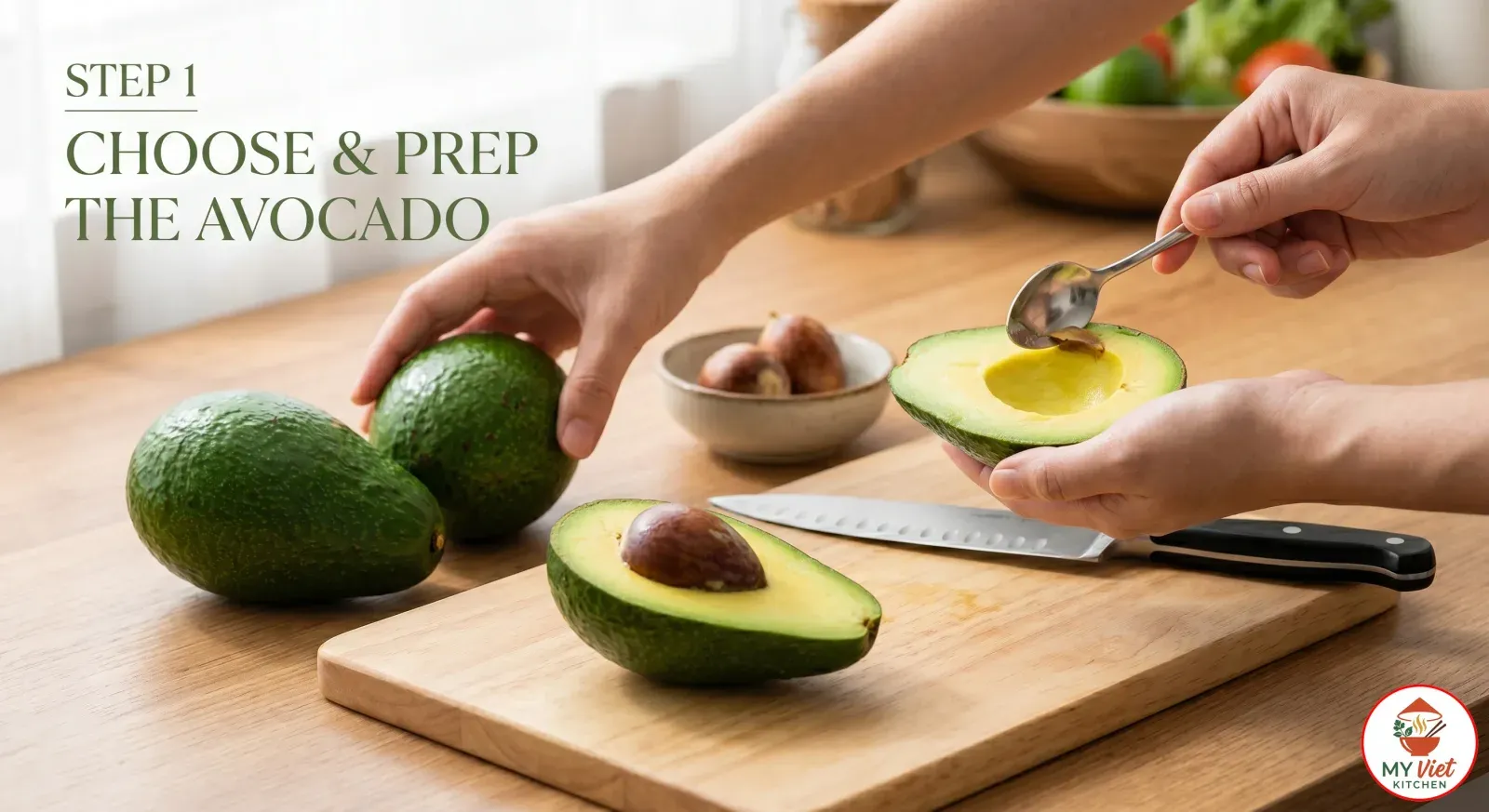 Step 1- Choose and Prep the Avocado
