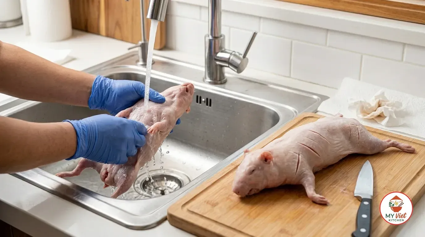 Step 1- Clean and Prepare the Cuy