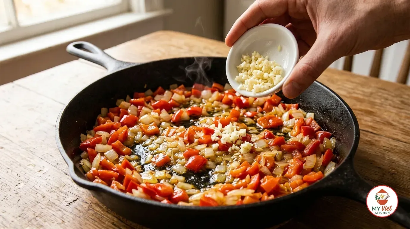 Step 1- Cook the Aromatics