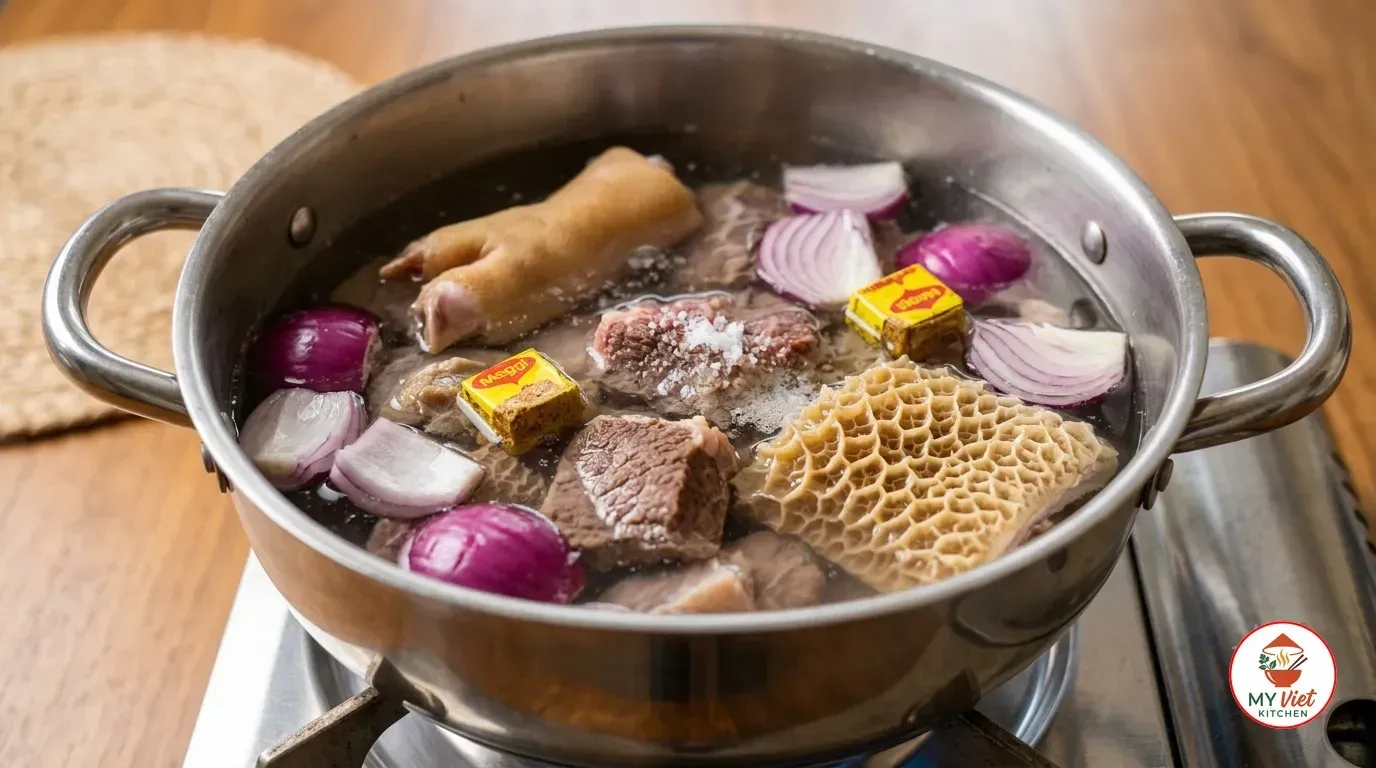 Step 1- Cook the Assorted Meats