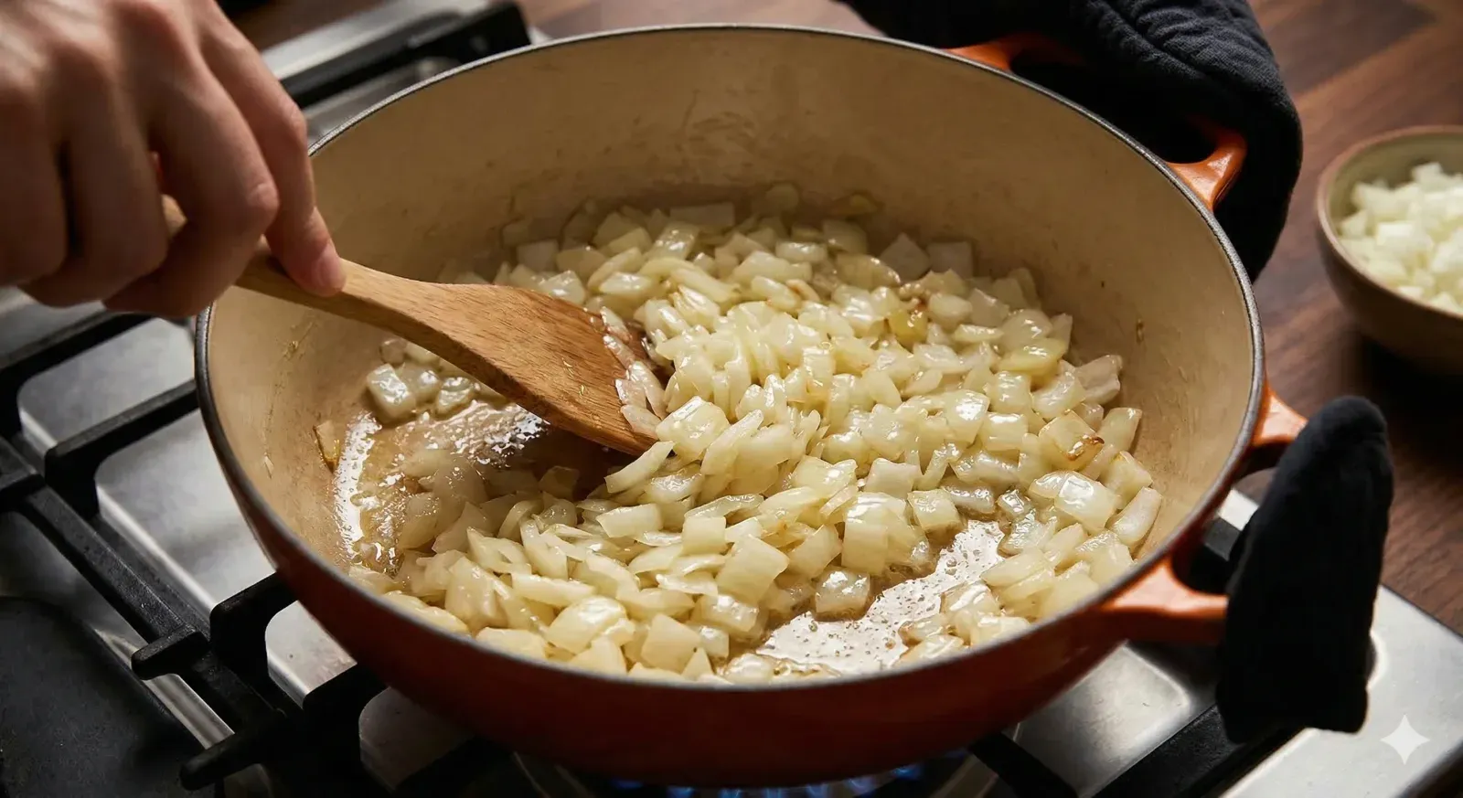 Step 1: Cook the Onions Until Translucent