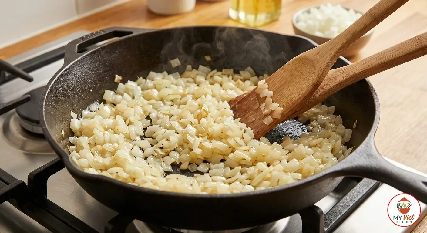 Step 1- Cook the Onions