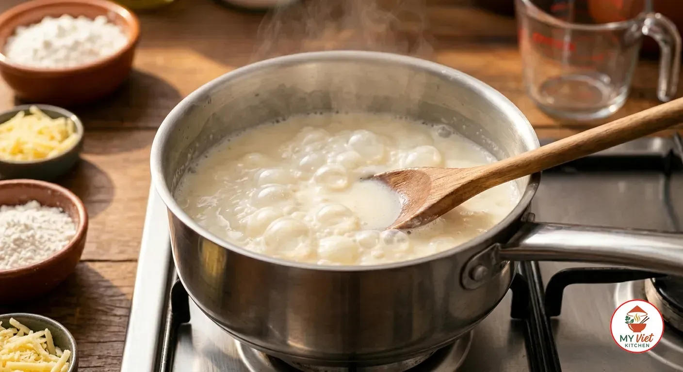 Step 1- Heat the Liquid Mixture