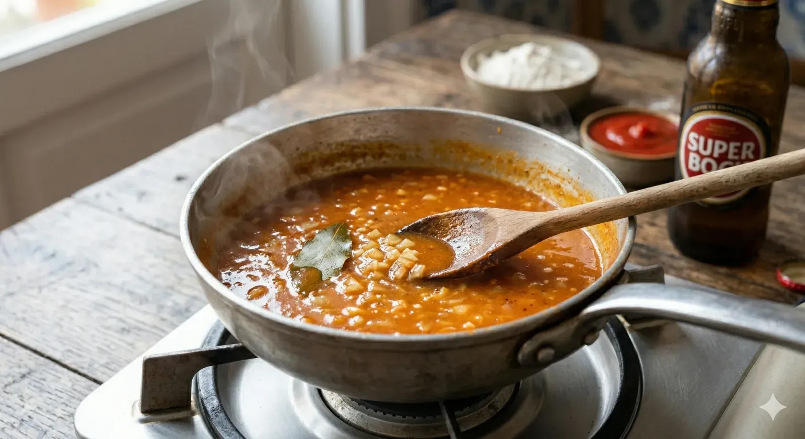 Step 1- Make the Beer Sauce