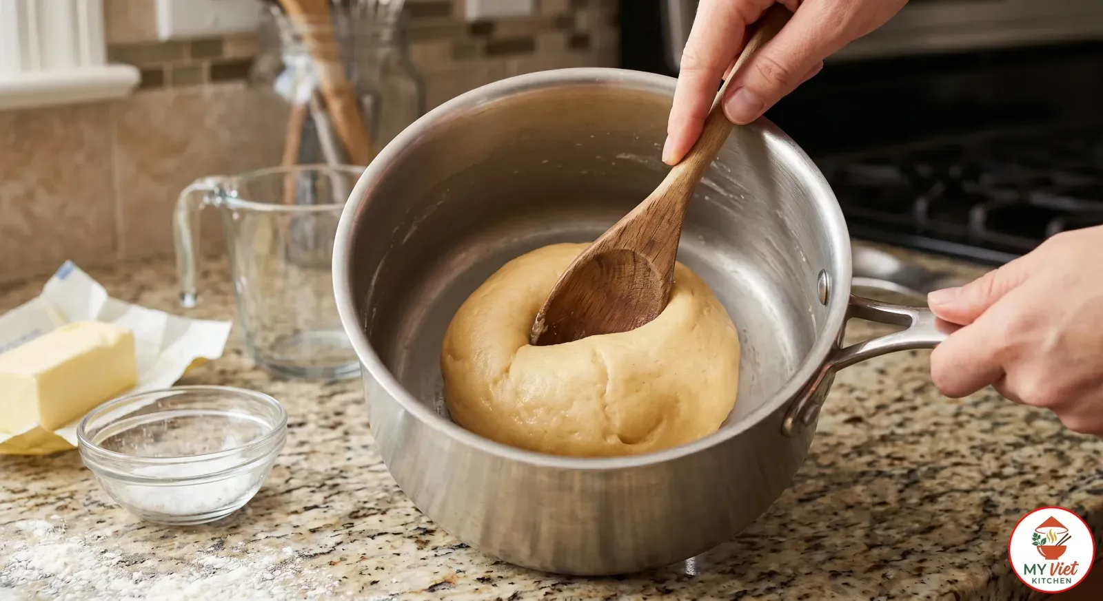 Step 1- Make the Choux Dough