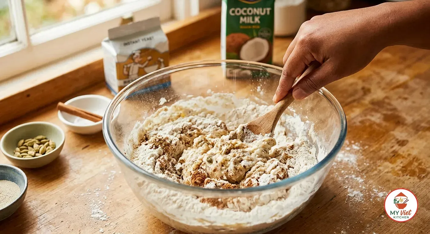Step 1- Make the Mandazi Dough