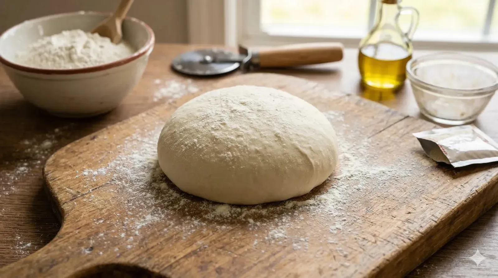Step 1: Make the Pizza Dough