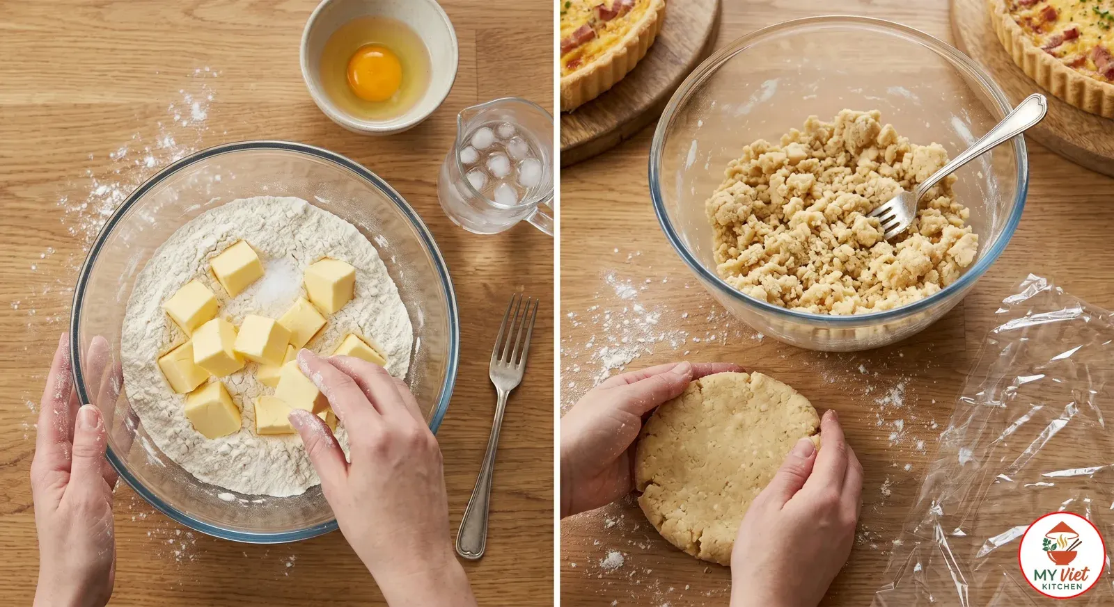 Step 1- Make the Shortcrust Pastry