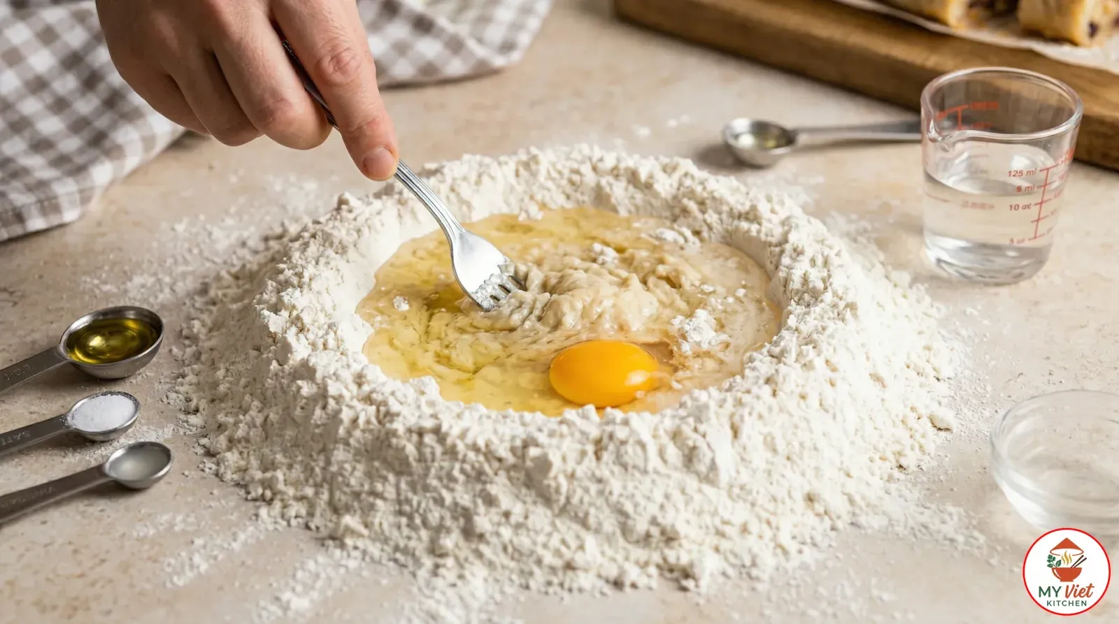 Step 1- Make the Strudel Dough