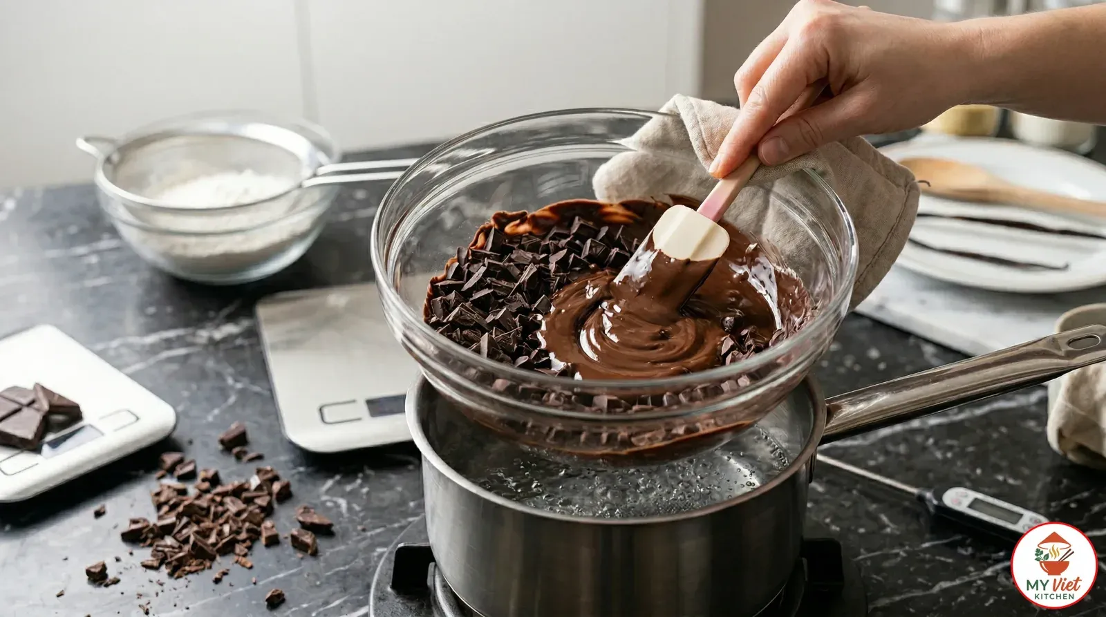 Step 1- Melt the Chocolate