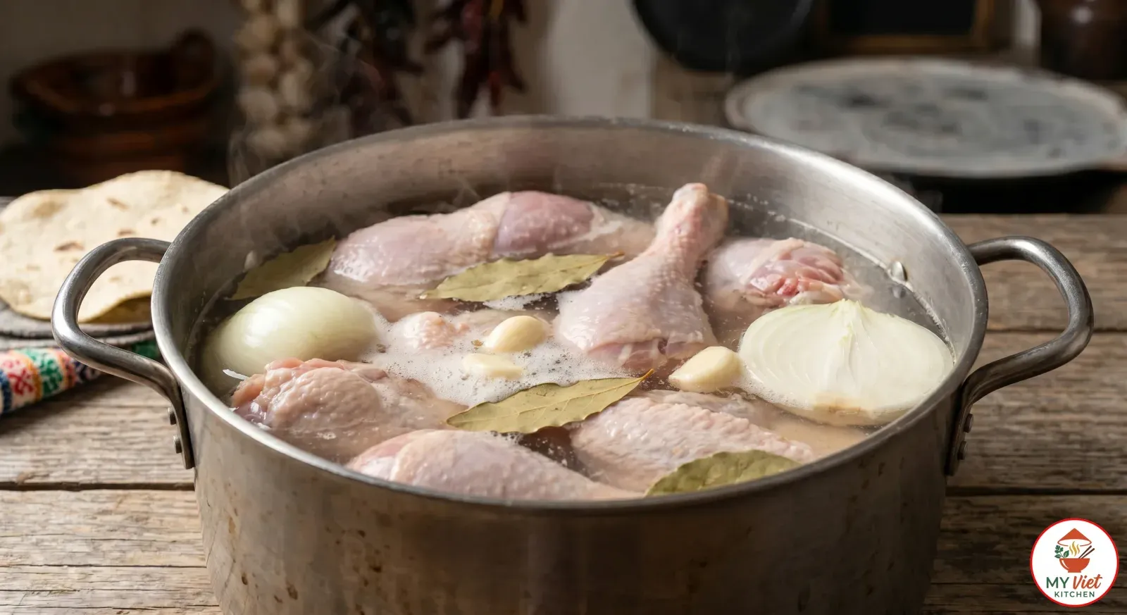 Step 1- Prepare and Simmer the Turkey