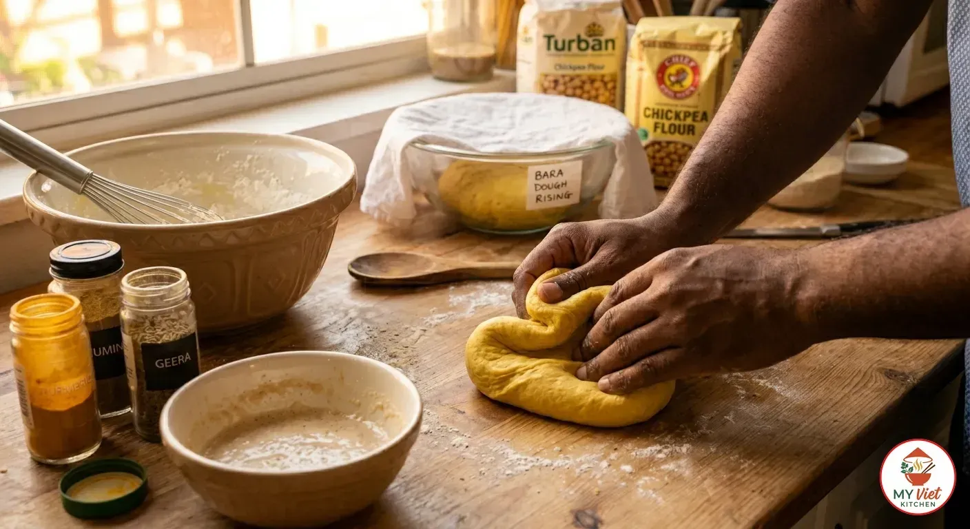 Step 1- Prepare the Bara Dough