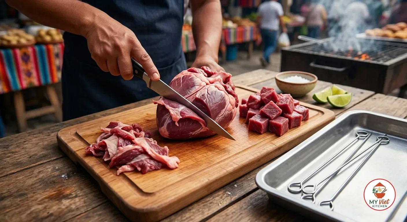 Step 1- Prepare the Beef Heart