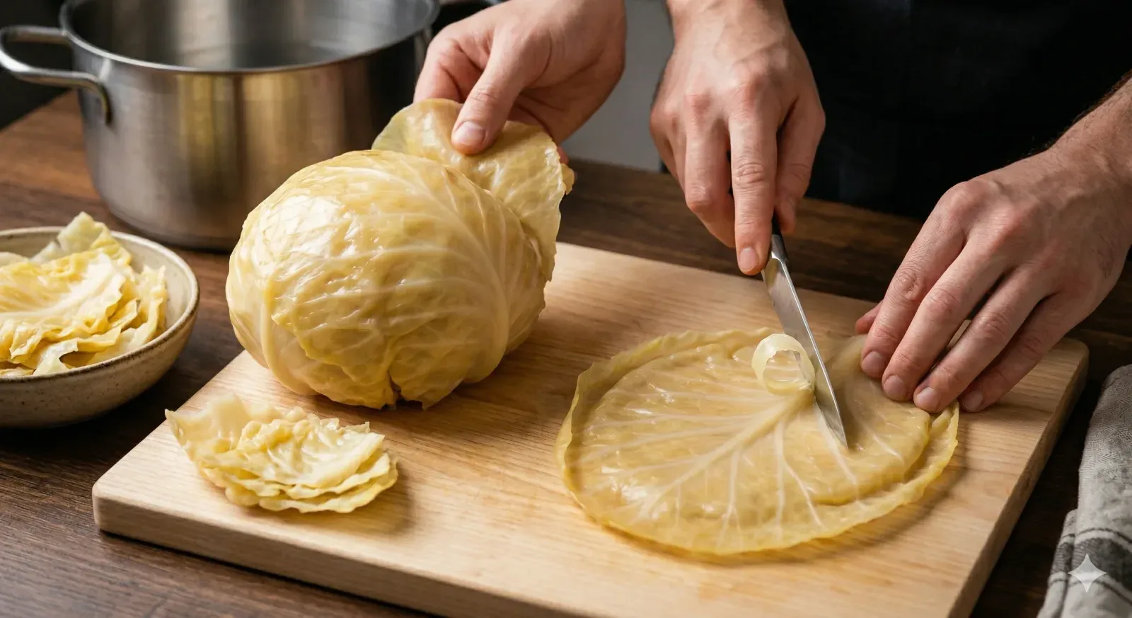 Step 1: Prepare the Cabbage Leaves
