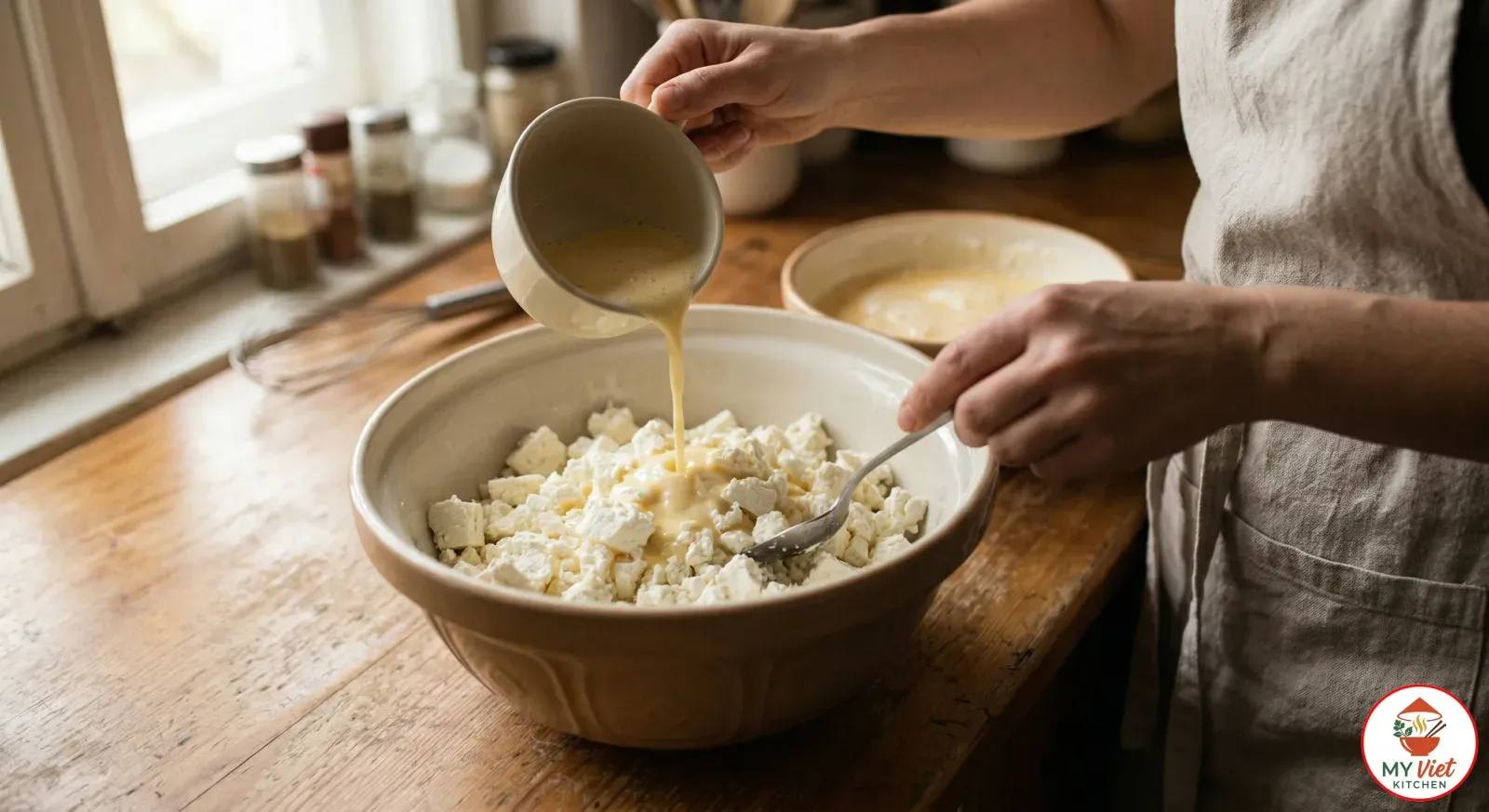 Step 1- Prepare the Cheese Filling