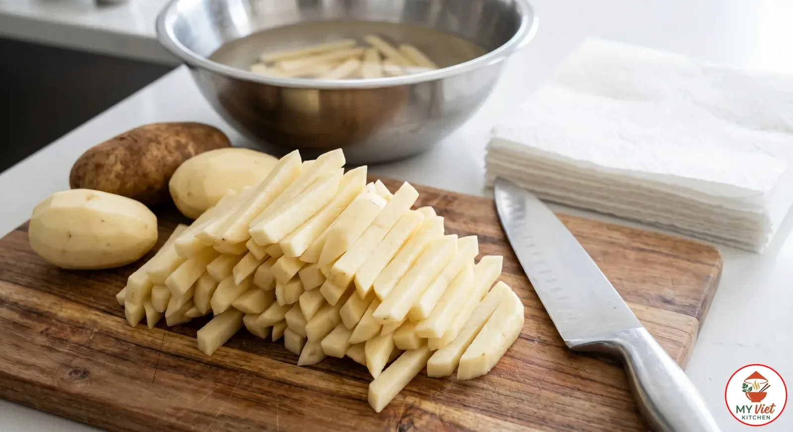 Step 1- Prepare the Fries