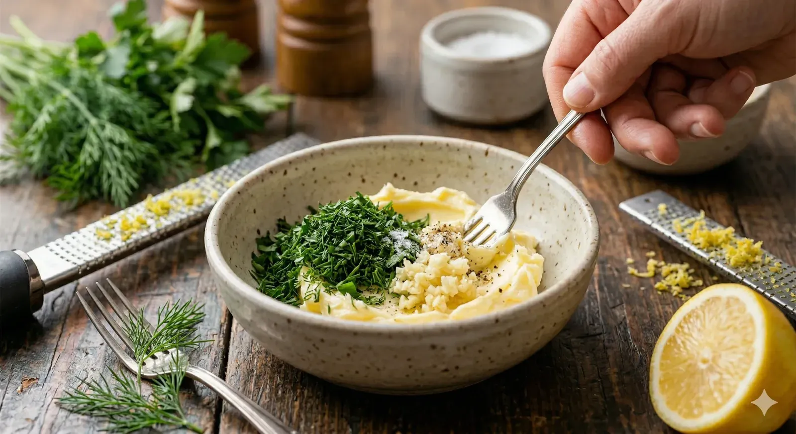 Step 1- Prepare the Garlic Herb Butter