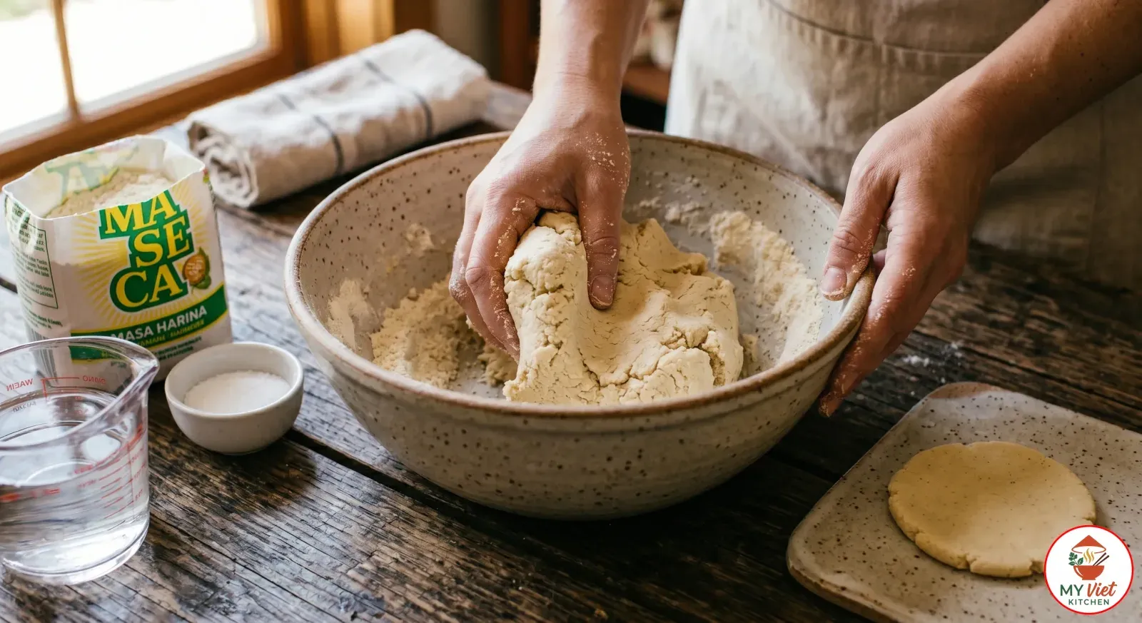 Step 1- Prepare the Masa Dough