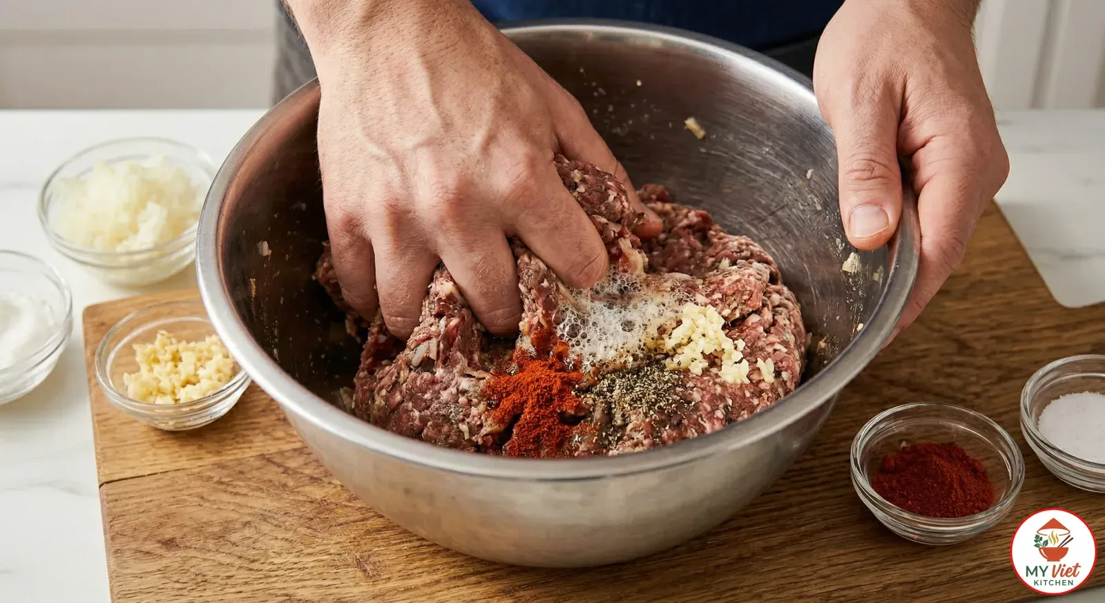 Step 1- Prepare the Meat Mixture