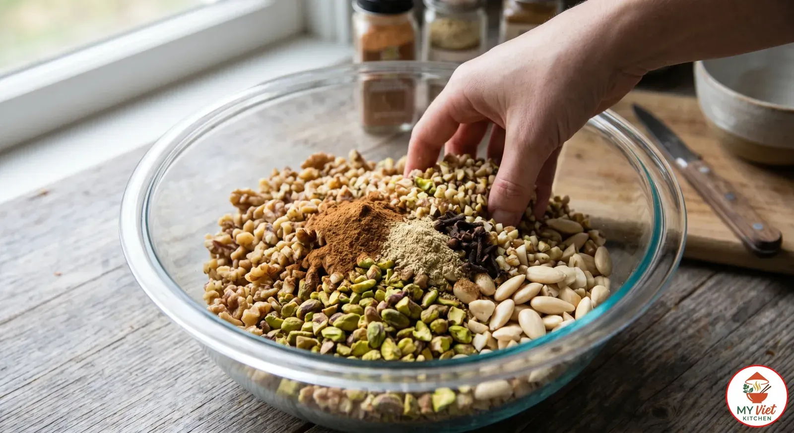 Step 1- Prepare the Nut Filling