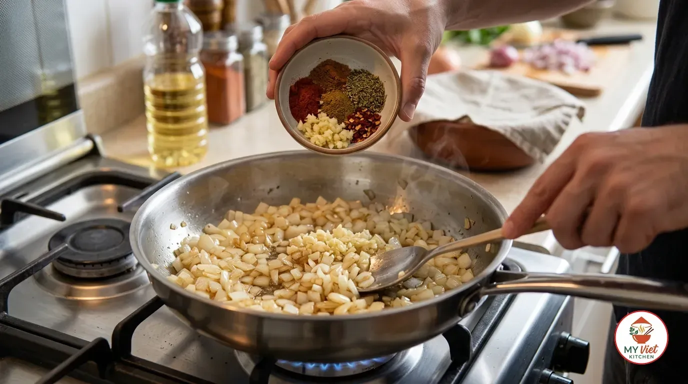 Step 1- Prepare the Pino (Beef Filling)