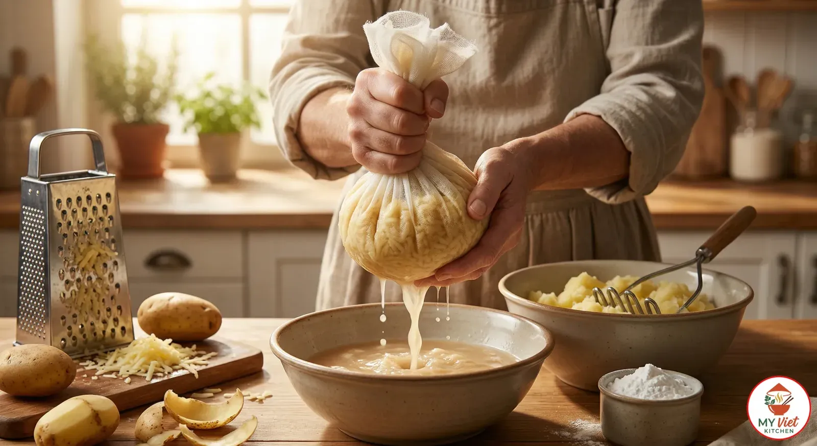 Step 1- Prepare the Potato Dough