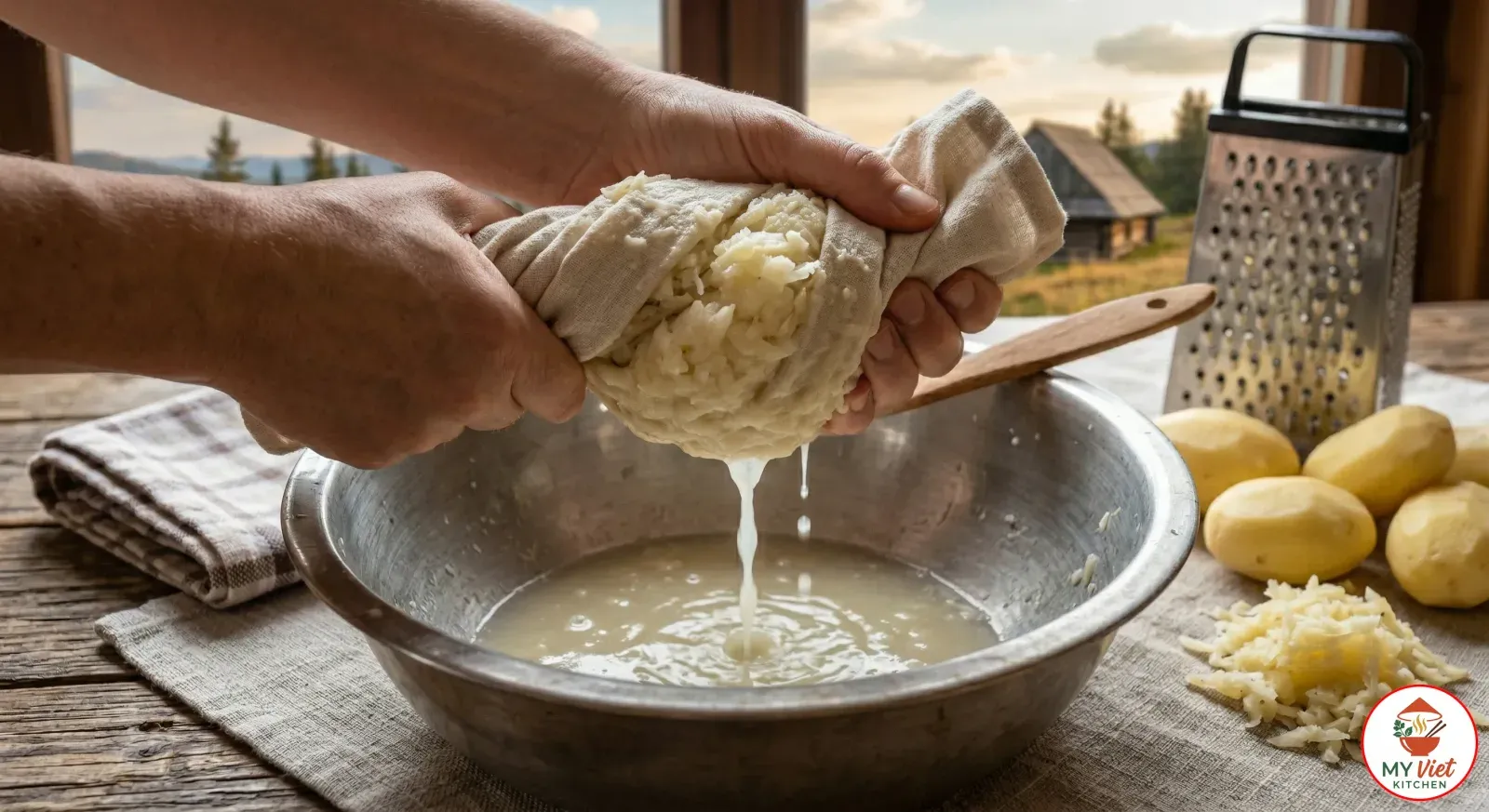 Step 1- Prepare the Potato Dough