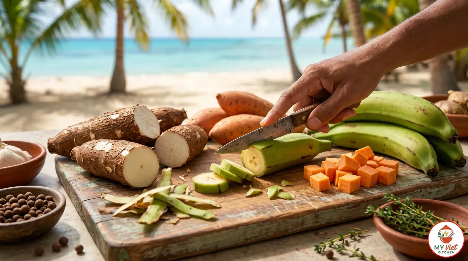 Step 1- Prepare the Root Vegetables