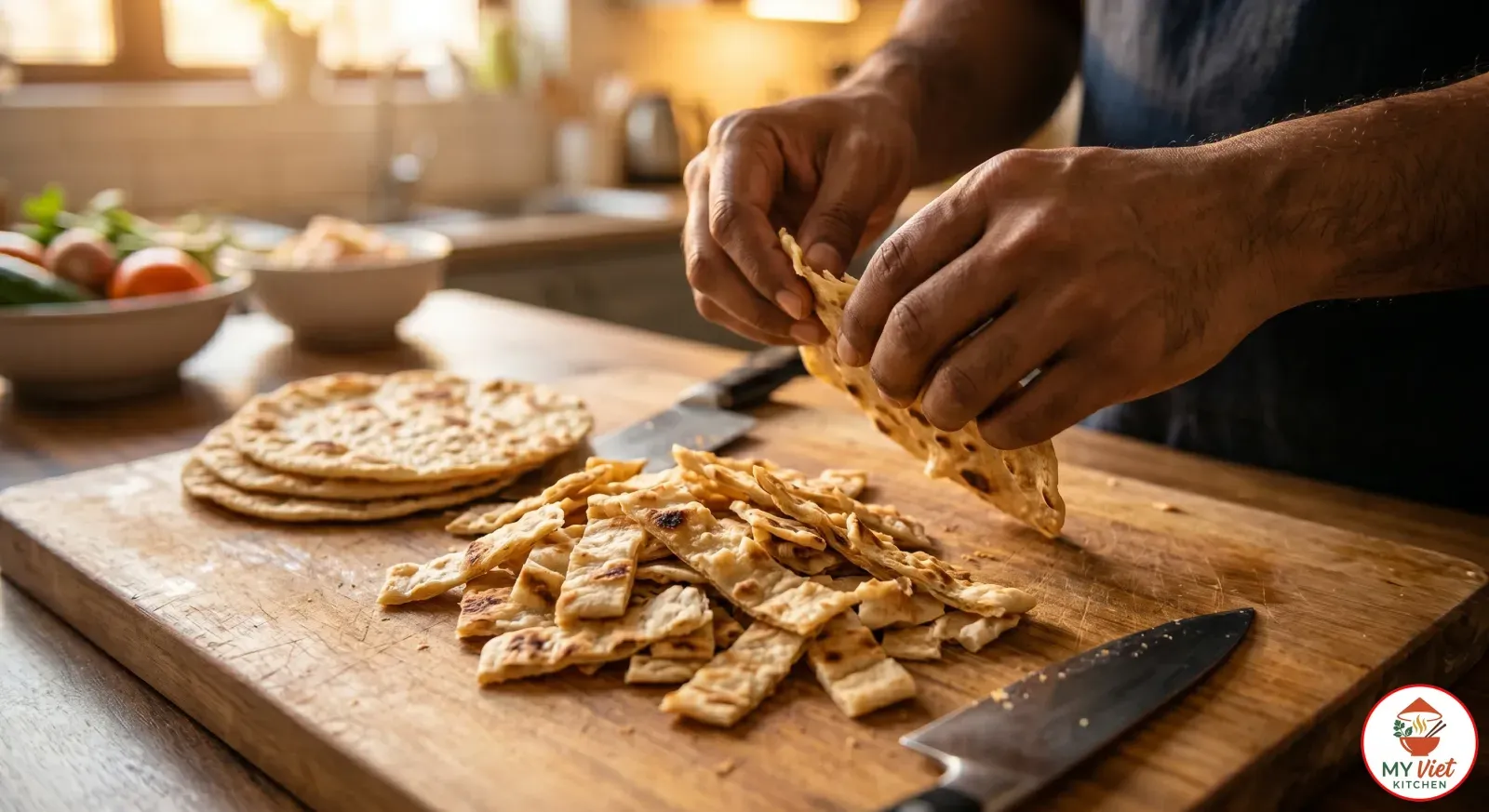 Step 1- Prepare the Roti