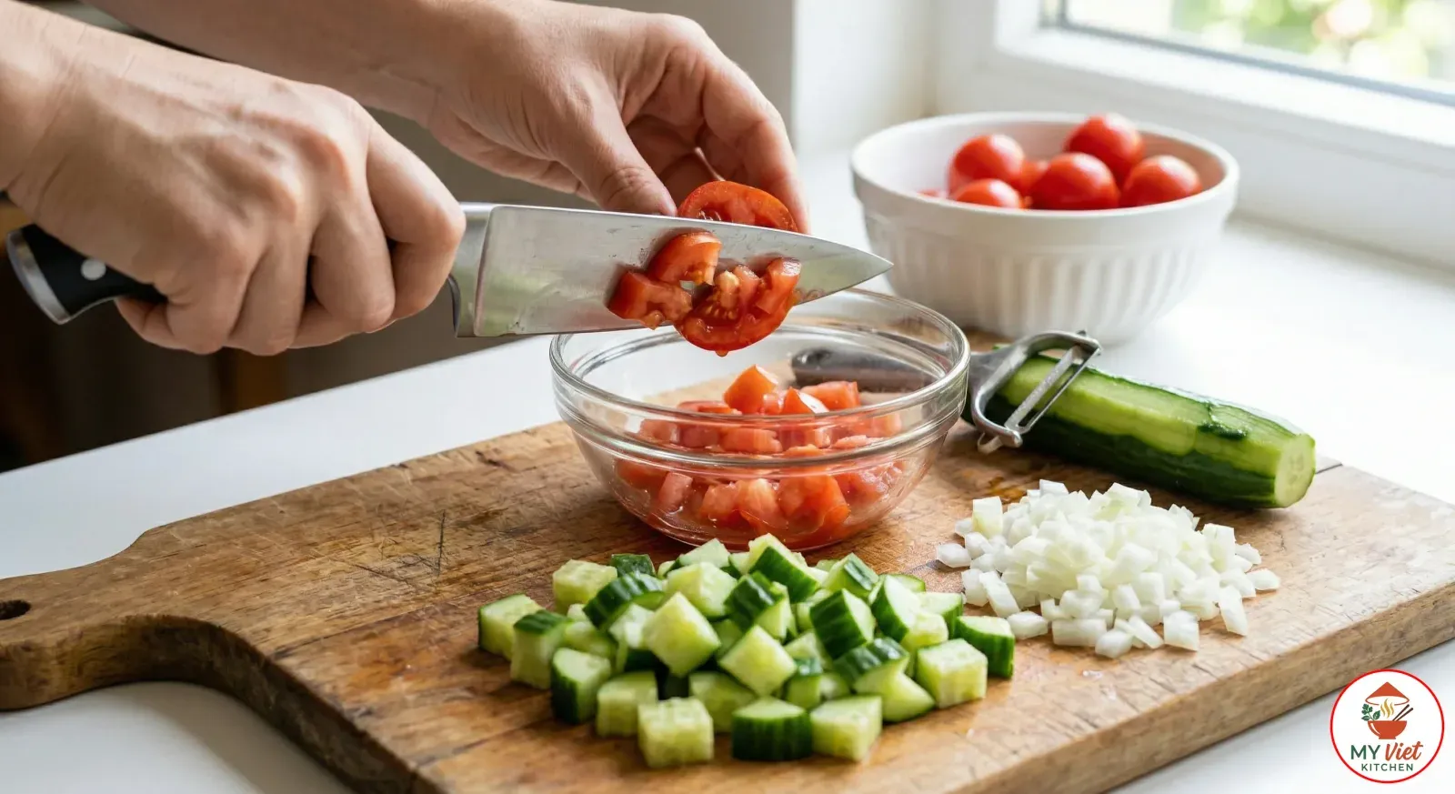 Step 1- Prepare the Vegetables