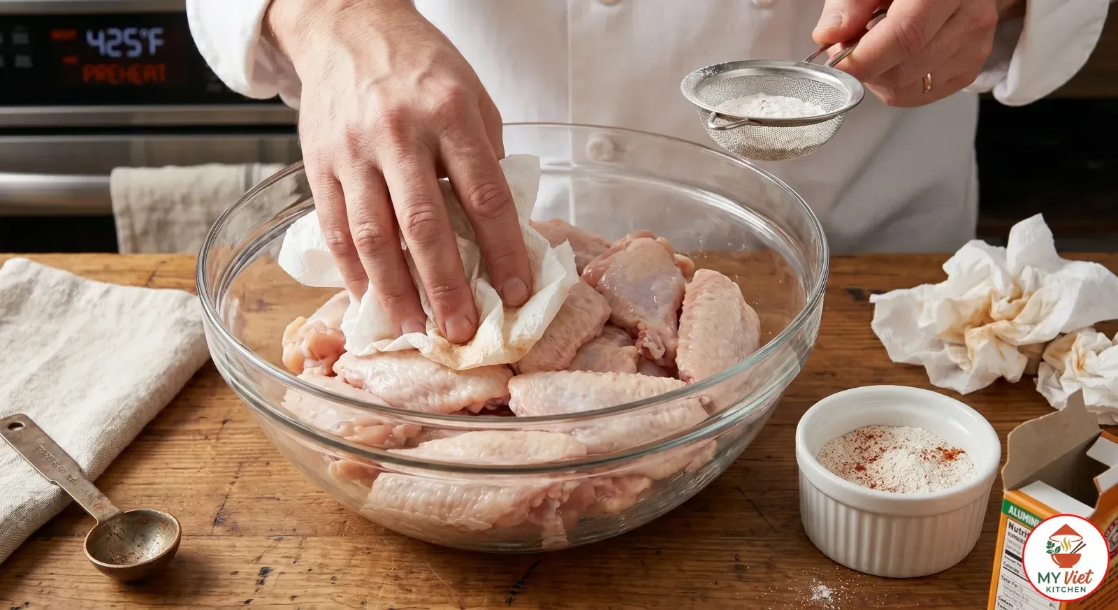 Step 1- Prepare the Wings