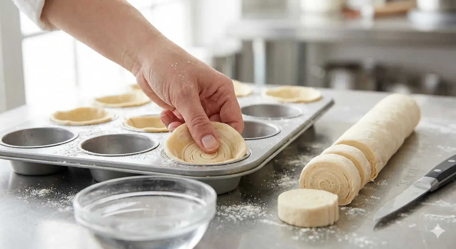 Step 1- Roll and Shape the Pastry
