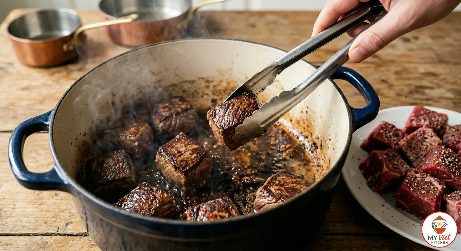 Step 1- Sear the Beef