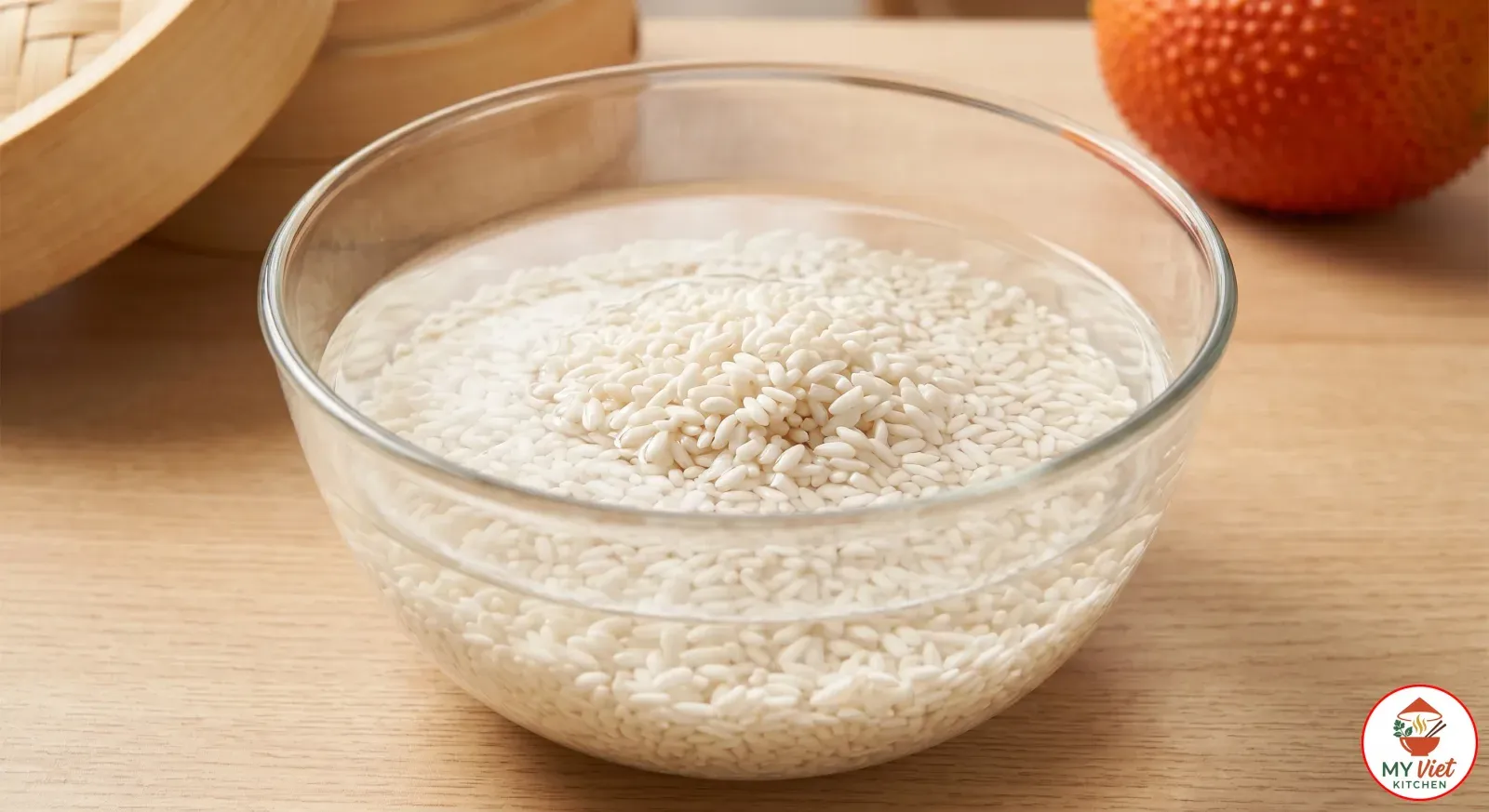 Step 1- Soak the Sticky Rice