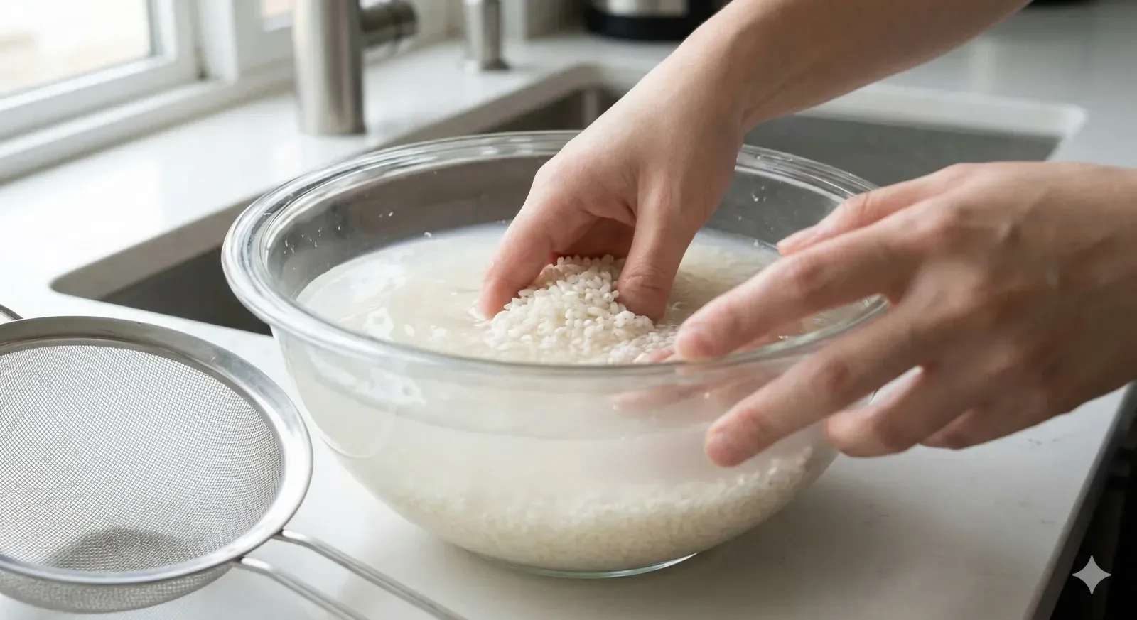 Step 1: Wash and Cook the Sushi Rice