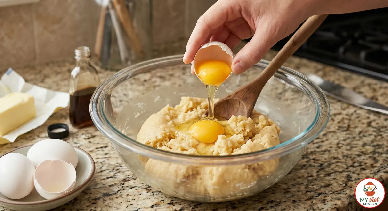 Step 2- Add the Eggs