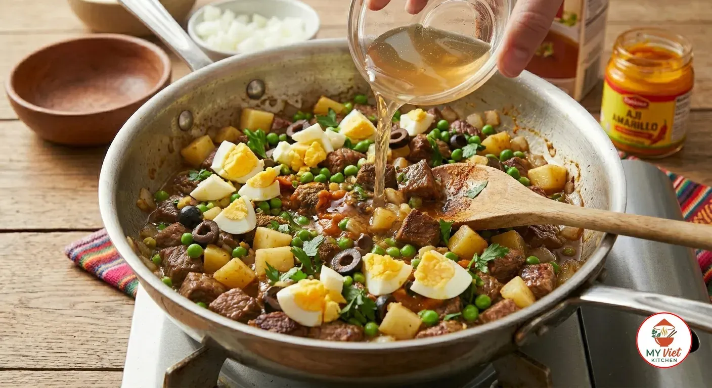 Step 2- Add Vegetables and Set the Filling